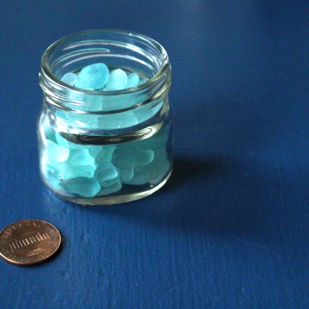 light blue seaglass
